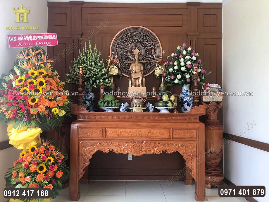 3 Nguy&ecirc;n tắc cần nhớ khi b&agrave;i tr&iacute; ban thờ B&aacute;c Hồ
